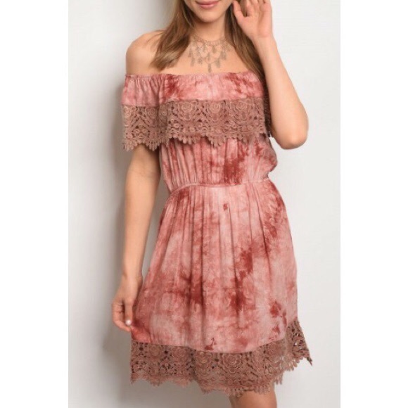 *TAKING DOWN* Hayden Lace Boho Tie Dye Dress - Picture 3 of 10